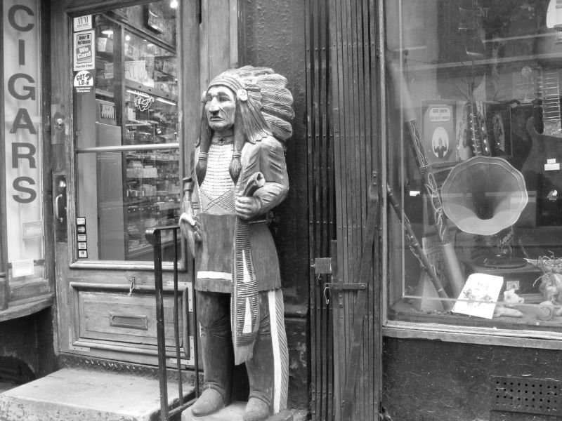 cigar store Indian
